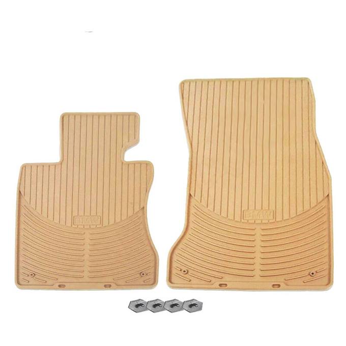 BMW Floor Mat Set - Front (All-Weather) (Beige) 82550302998